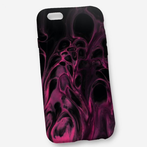 Black Pink & Marble Phone Case Design